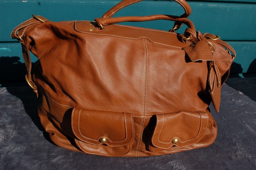 Beautiful tan leather tommy - leather,