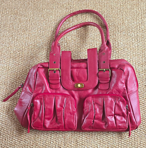 Tommy kate red - red, leather